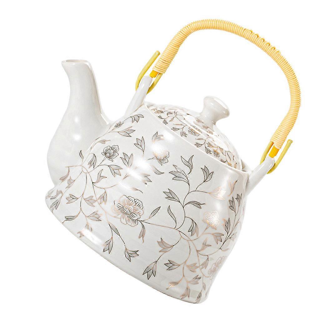 Cold Water Bottle Ceramic Teapot for Storage Use Porcelain Tea Kettle