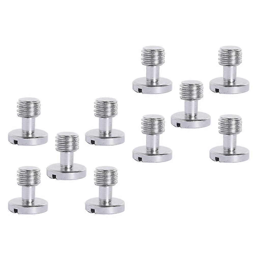 Camera Tripod Screws Quick Release Plate Screw 10Pcs Nickel-Plated Iron