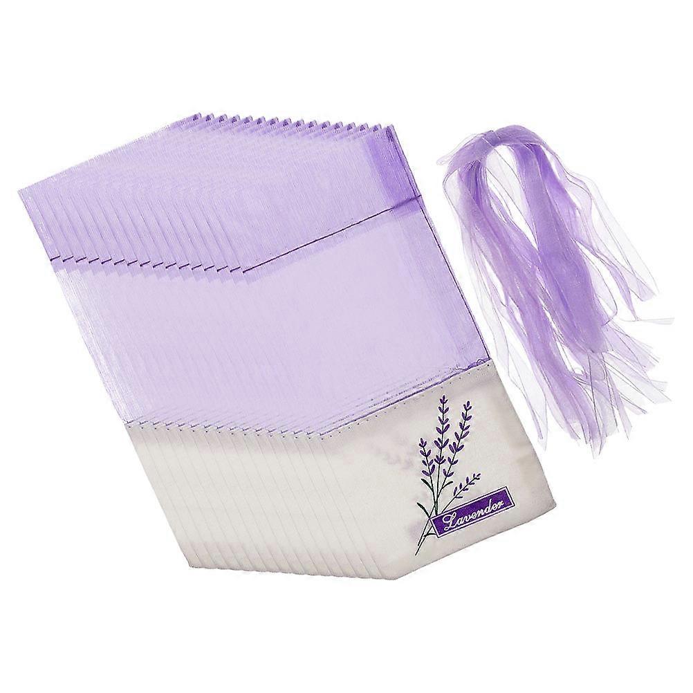Lavender Sachet Bags Empty Cotton Drawstring for Home Use 50Pcs Set