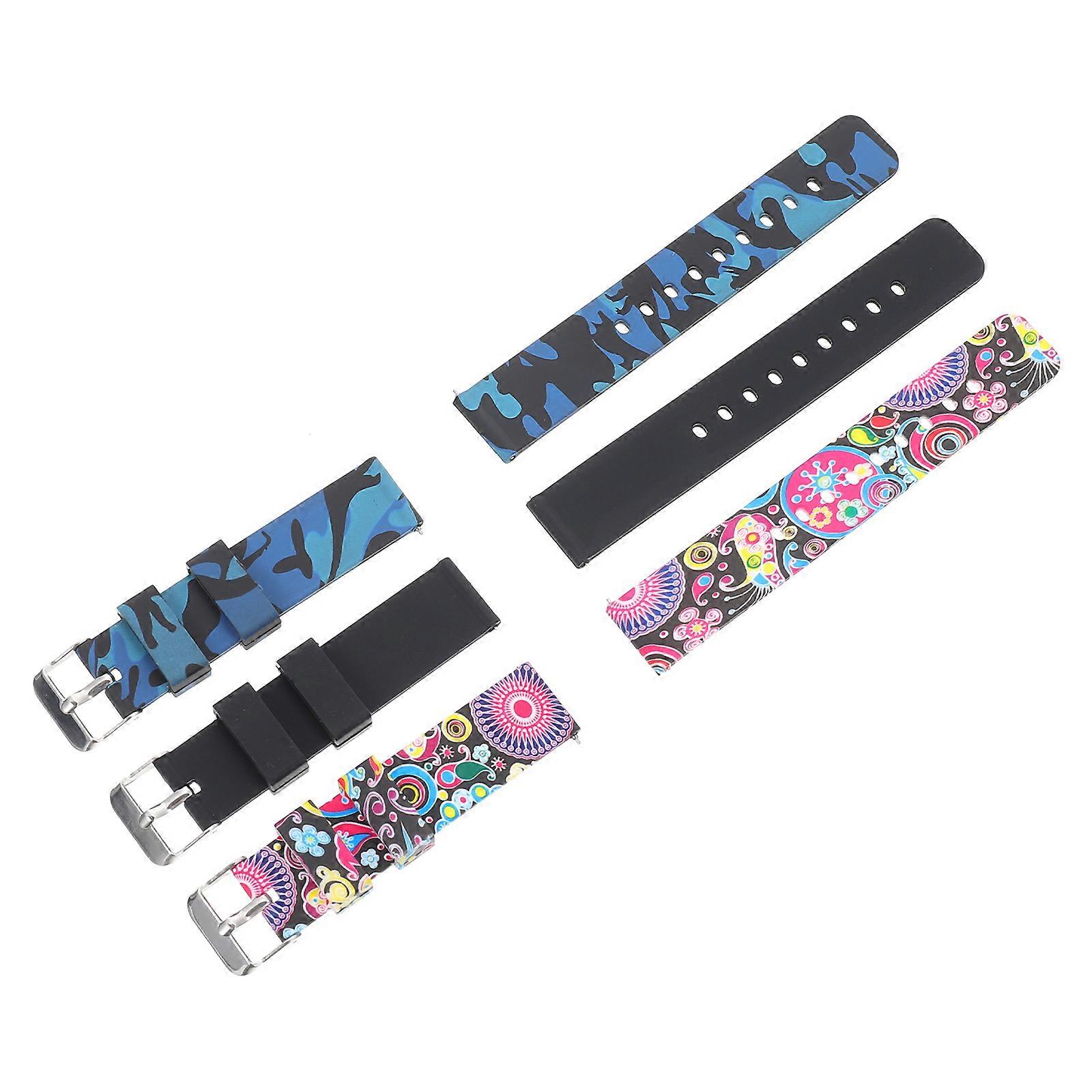 Silicone Watch Band Replaceable Watchband for Venu2s 3Pcs Supple Strap