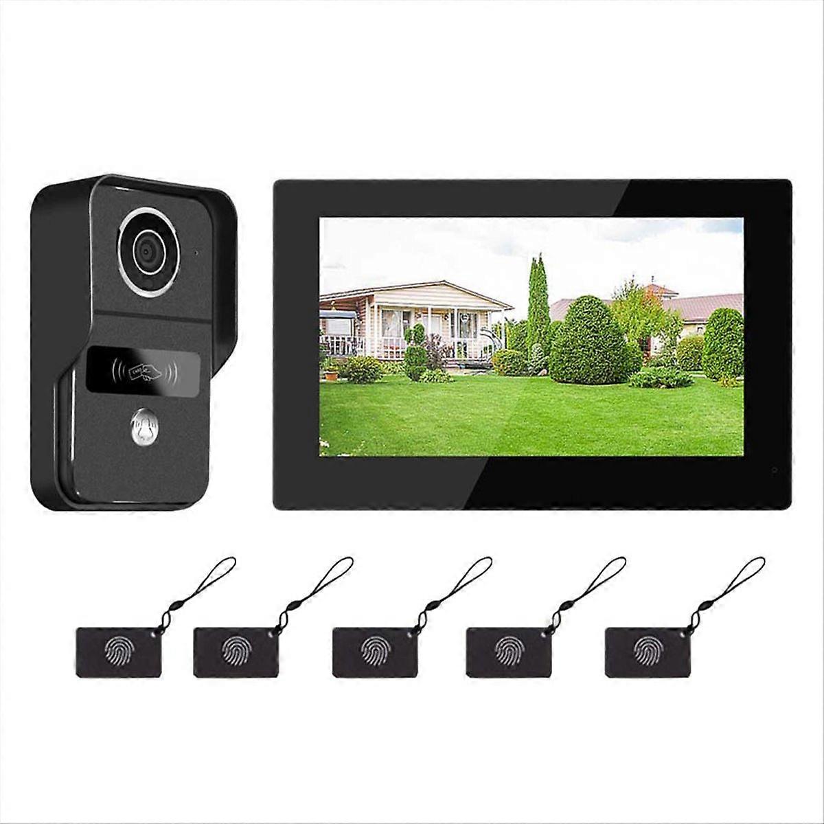 1080P Wifi 2-Wire Intercom Door Bell Video Intercom System US Plug