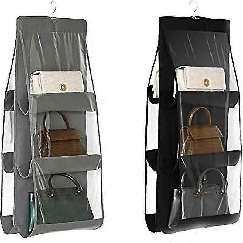 Washable handbag organizer dust proof 6 pockets