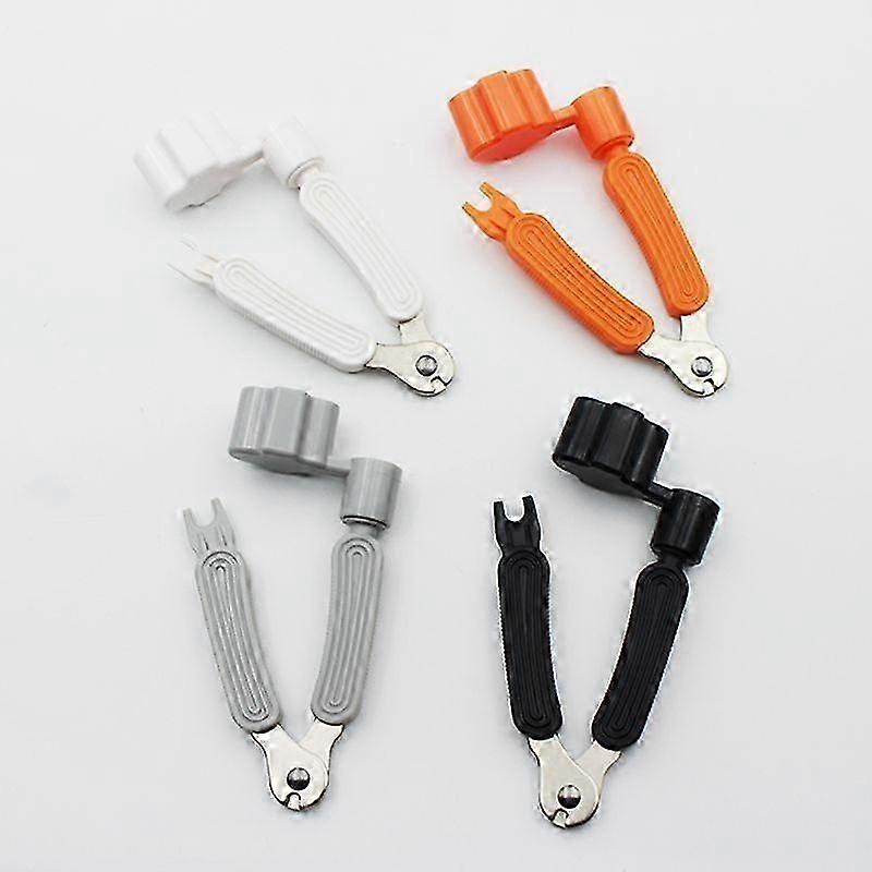 2pcs Multifunctional Professional Guitar String Winders with String Cutter Pin Puller for Acoustic E