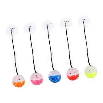 Palline interattive in plastica per rettili, ideali per draghi barbuti (set da 6 pezzi).