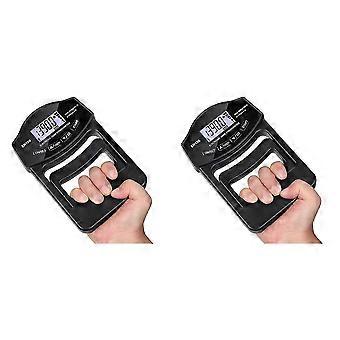 2X pitolujuusmittari, 396 lbs/180 kg digitaalinen käsidynamometri kahvan lujuusmittari USB LCD-näyttö Ha