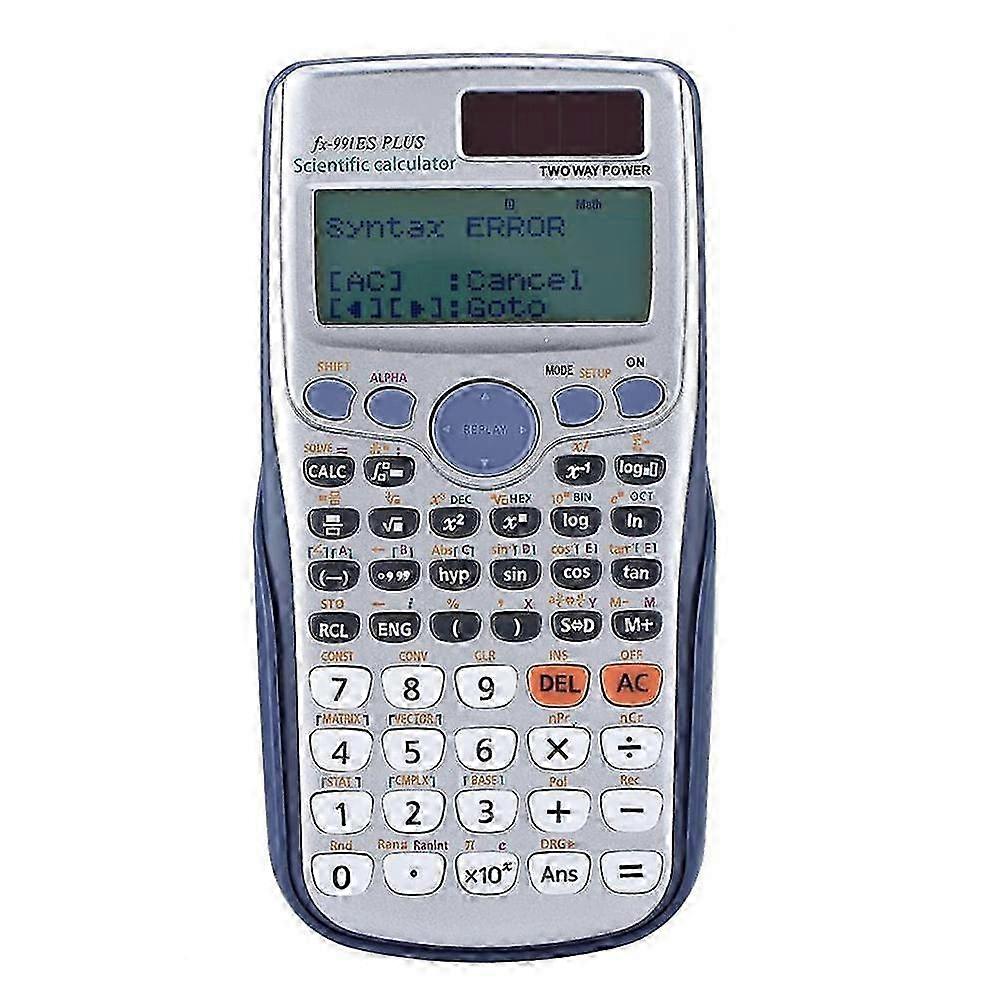 Graphing Calculator for Casio FX-991ES-PLUS, Black Color, High-Performance