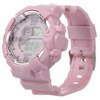 Waterdicht elektronisch horloge, multifunctioneel horloge met lichtgevende wijzers, geschikt voor studenten.