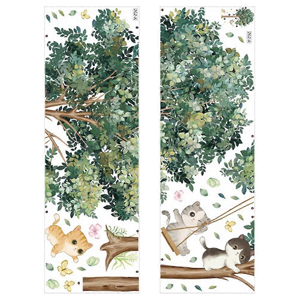 Tree Wallpaper Creative Wall Decals for Wall Decoration 5Sets Assorted Color