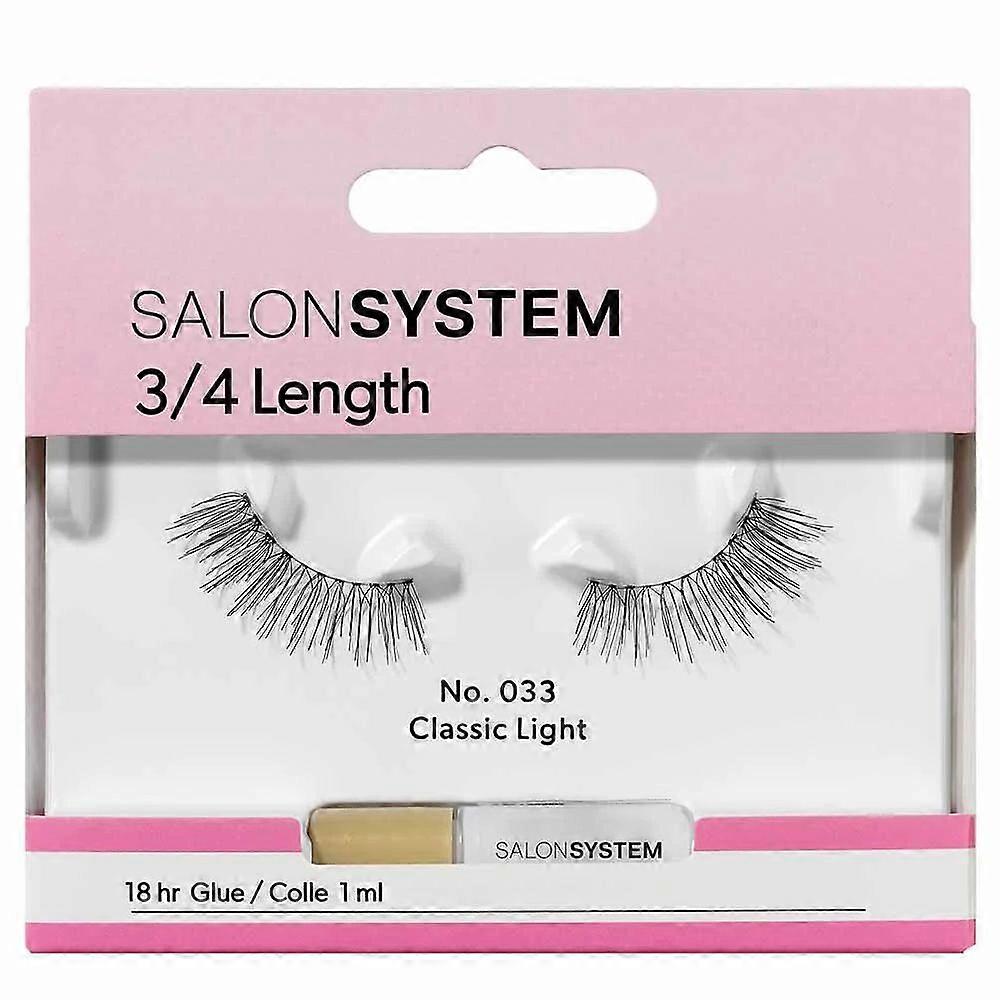 Salon System 3/4 Length No.033 Classic Light Lashes
