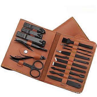 Nagelschneider Set, neue 12 Stück / Set Edelstahl Nagelknipser mit faltbarer Tasche, Maniküre Kits Schere, Beauty Make-up Tool