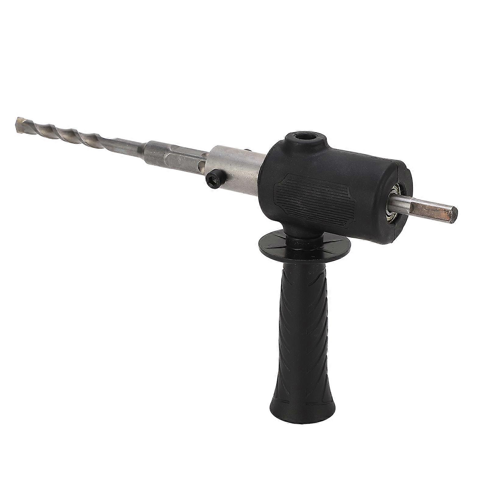 Electric Drill to Hammer Adapter Conversion Head with Bits Screws Handle Power Tool Attachment