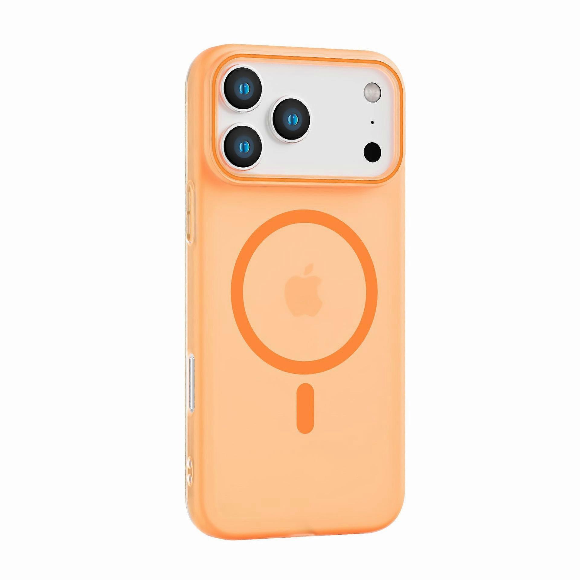 Case for iPhone 17 Matte Magnetic Slim Profile Orange