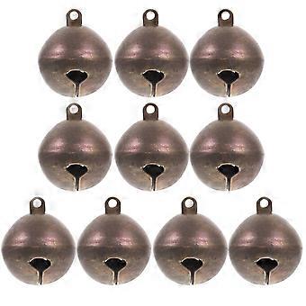 Copper Bells for Craft Dog Collar Bell with 10Pcs Small Bells for Decoration