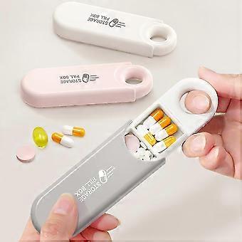 Waterdichte kleine pillendoos voor in de zak, voor thuis, op reis, dagelijkse medicijndispenser voor vitamines_mpn