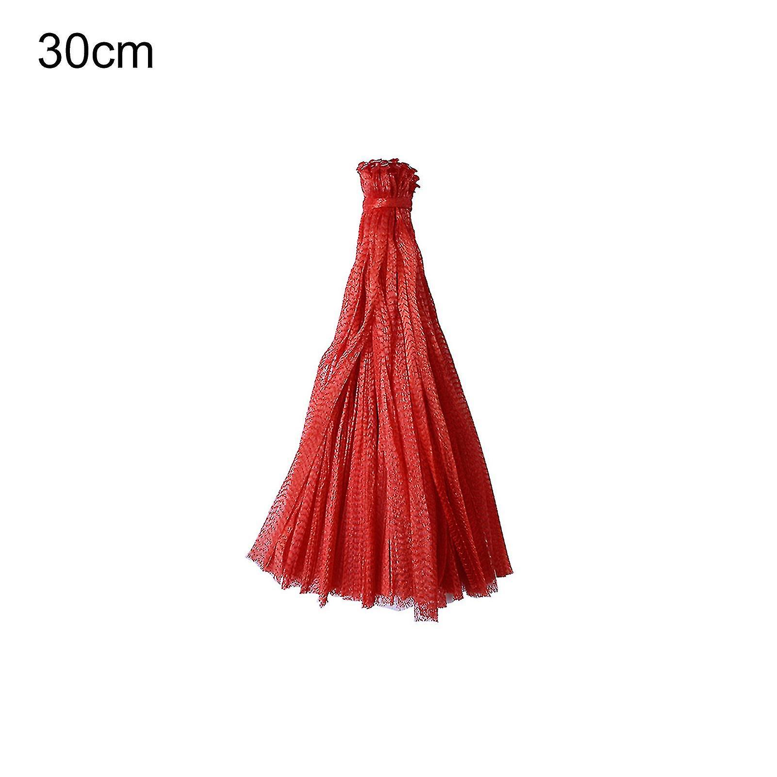100pcs Mesh Woven Bags Reusable Breathable Plastic Multifunctional Fruit Growth String Net Sacks For Garden
