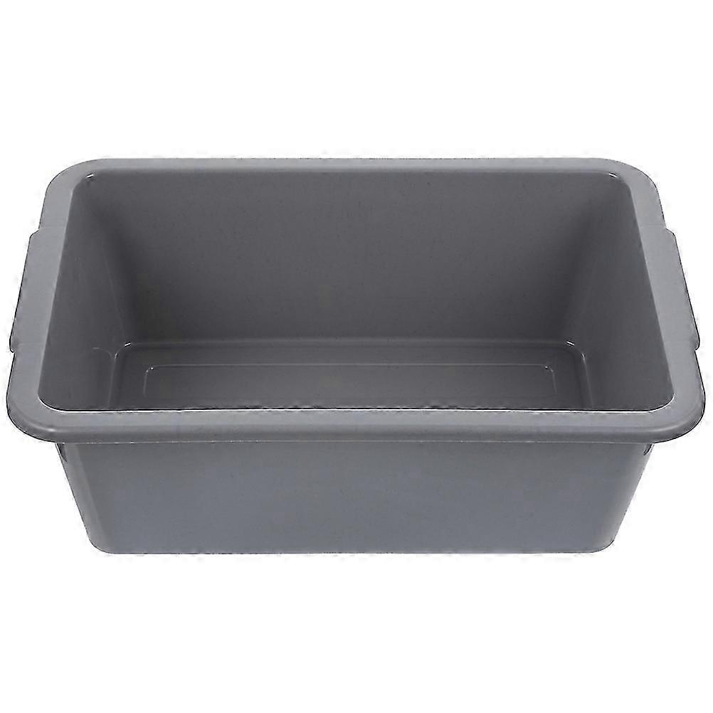 Heavy Duty Plastic Storage Tub, Dish Washing Basin for Kitchen Organization, Stackable Container for Restaurant and Home Use