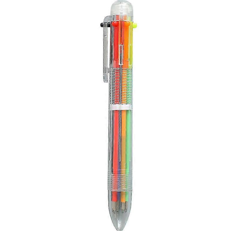 1pc Hot 6in1 Multicolor Rainbow Ballpoint