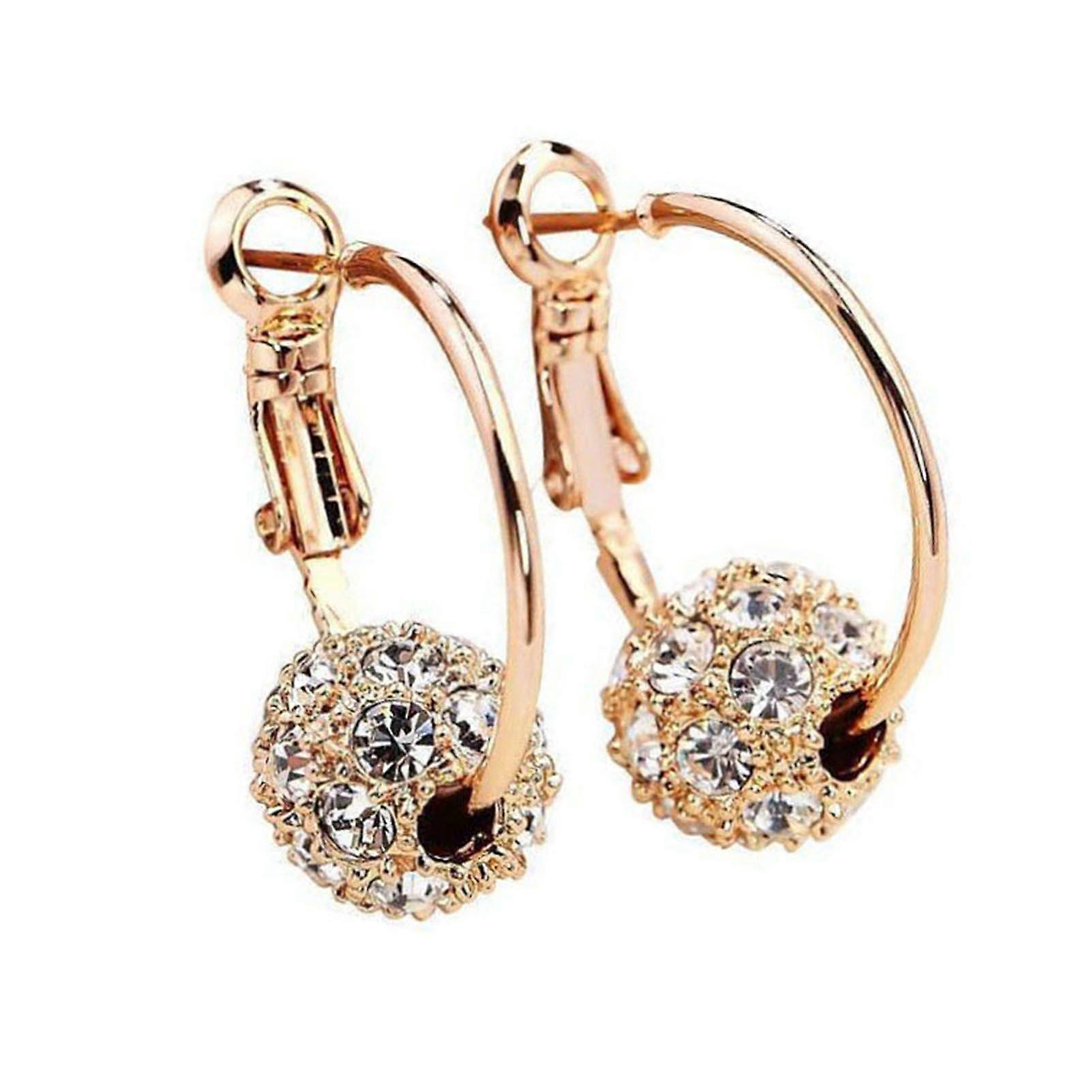 1 Pair Trendy Hoop Earrings Durable Good Workmanship