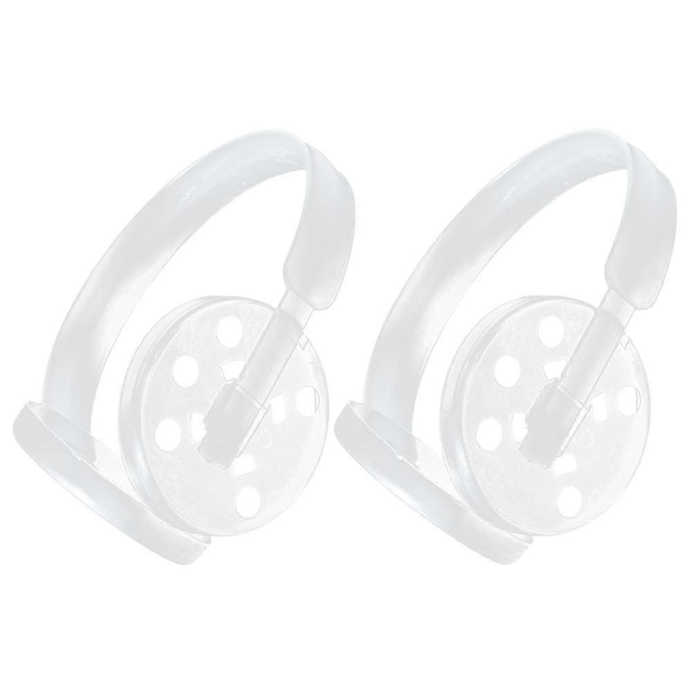 2 pcs Earmuff Making Frame Holder Plastic Earmuff Frame Holder DIY Earmuff Frame Rack