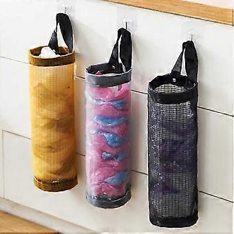 Porte-sac d’épicerie Support mural Porte-sac Distributeur Suspendu Rangement Poubelle Sac poubelle Cuisine Home Garbage Organizer