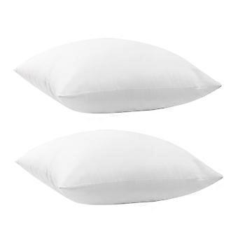 2pcs Almofada Quadrada Macia e Fofa: Para Decoração de Sofá Almofada Branca Enchimento Almofada Almofada Interna Para Cama E Cadeira 50cmx50cm