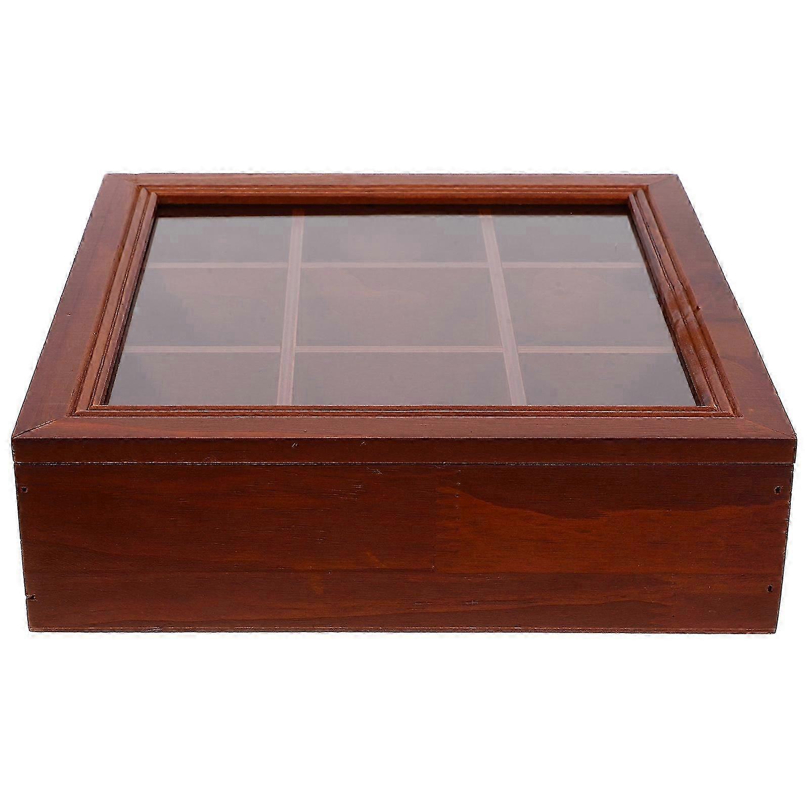 Rectangular Tea Packet Holder Multi-functional Container For Home Use And Office Use 1Set