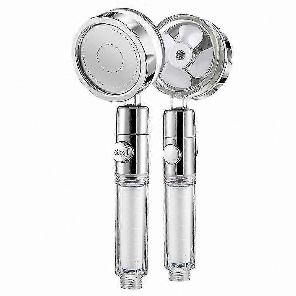 High Pressure Shower Head Set with 3 Modes, Silver