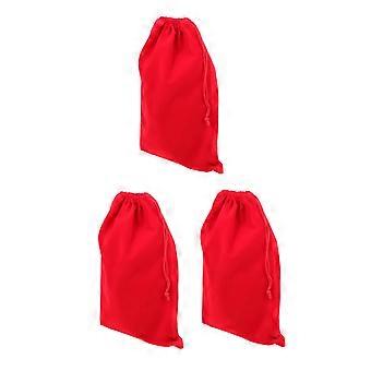 Hair Dryer Storage Bag Set 3pcs with Large Capacity Drawstring Closure for Travel and Home Use