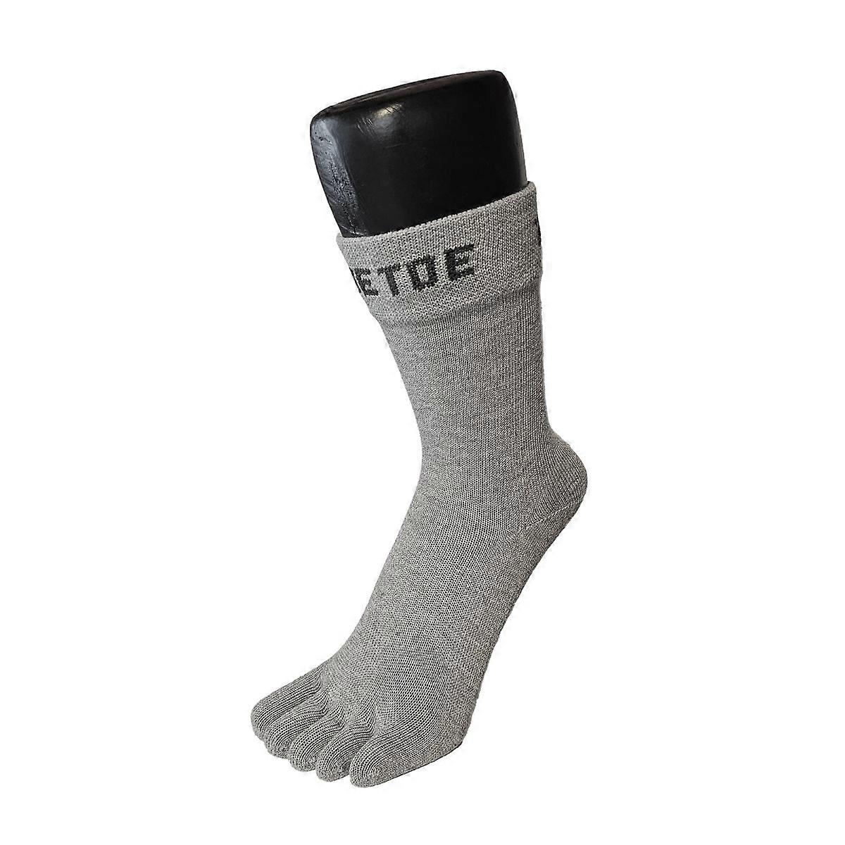 TOETOE Essential Running Ankle Elastane Grey Toe Socks