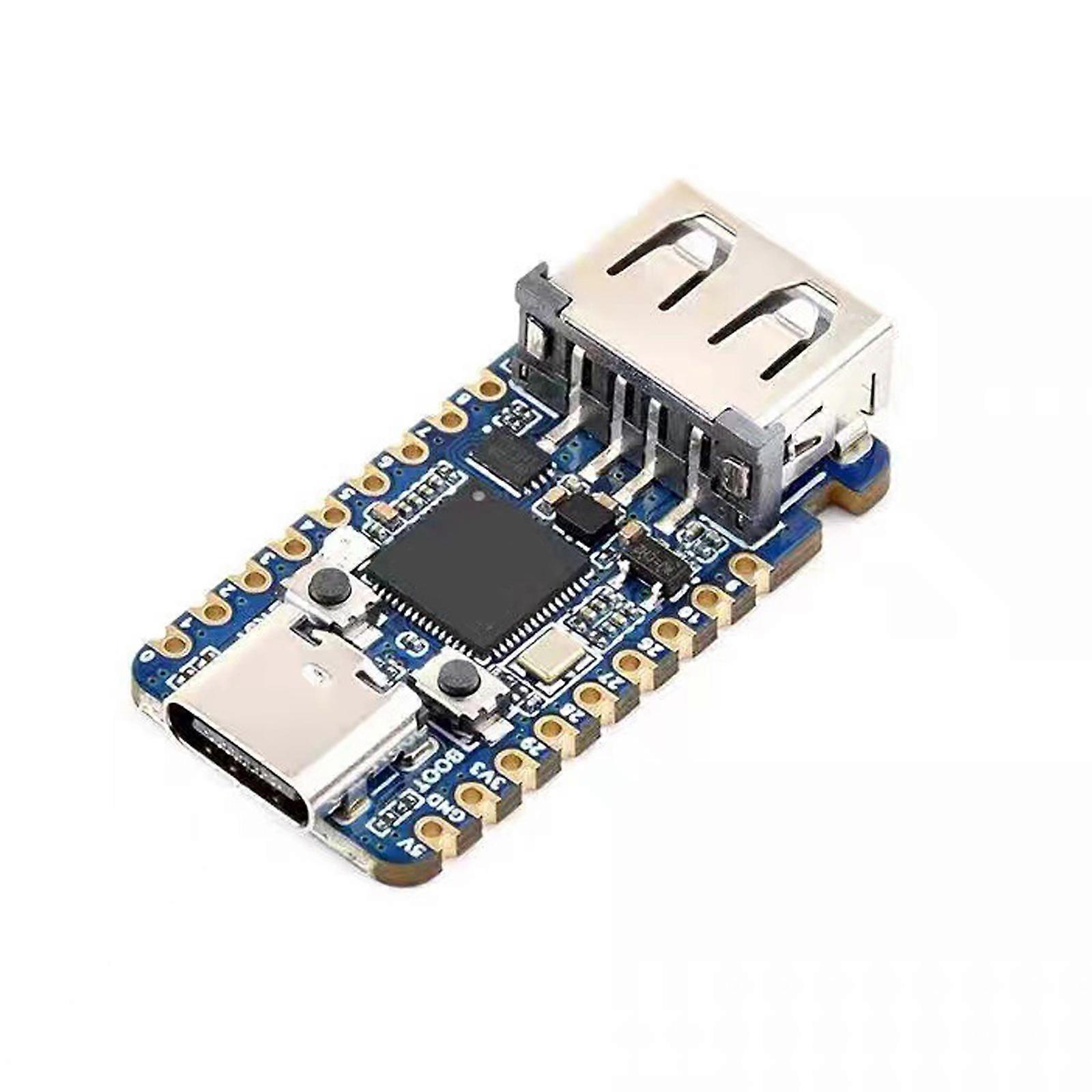 USB-A Ready RP2350 Development Board with USB C Port, Push Input Section and 15 GPIO for Coding Study, Class Use and Practice Work Multicolor