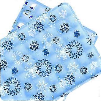 Summer water-free soft ice gel cooling ice mat, car office student cooler mat