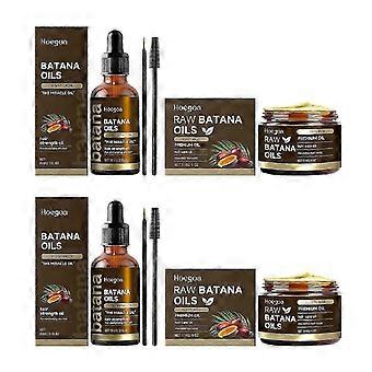 Batana Oil for Hair Growth Set - Raw Batana Oil Essence Oil + Batana Oil Hair Mask Organic Batana Oil from Honduras for Scalp Care - Deep Nourishes