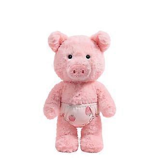 Cute Pig Stuffed Animal Plush Toy, Soft Cuddly Doll With Decorative Outfit for Gift & Home Display