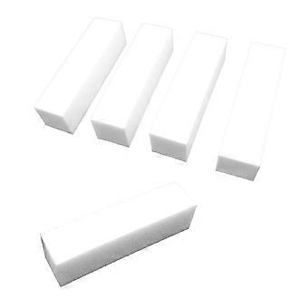 Sponge Nail Buffer Nail Buffer for Filing 2Pcs White Manicure Care Tools
