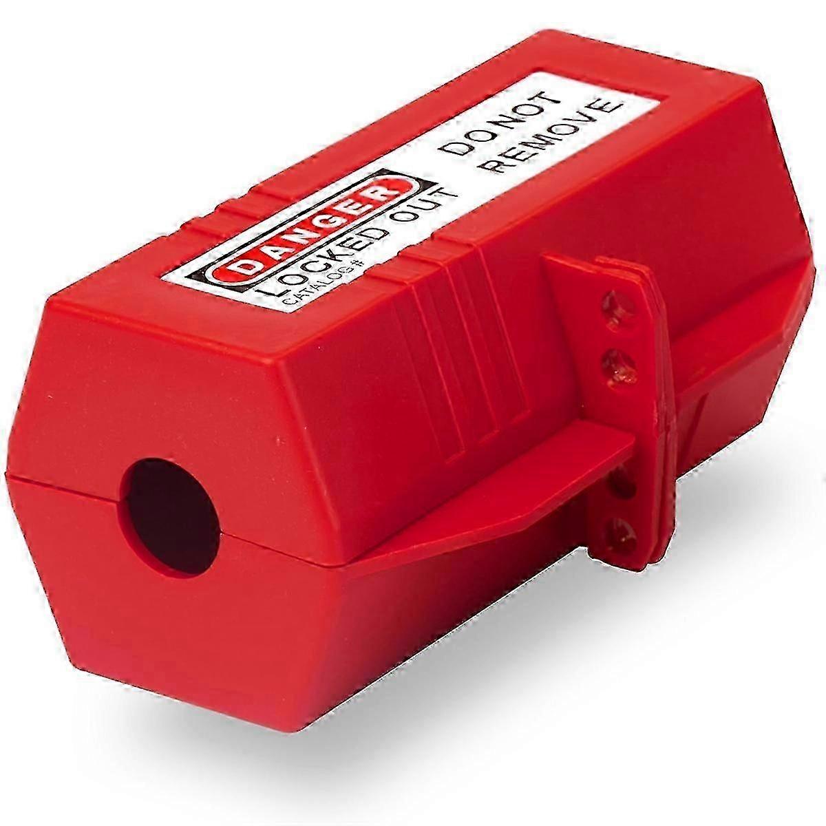 Plug Lock compatible with Lockout Tagout, Large Electrical Plug Lock