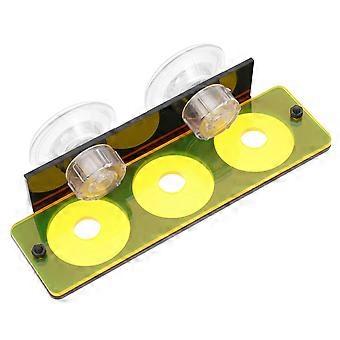 Frag Rack Suction Cup for Coral Stability Yellow Acrylic Holder