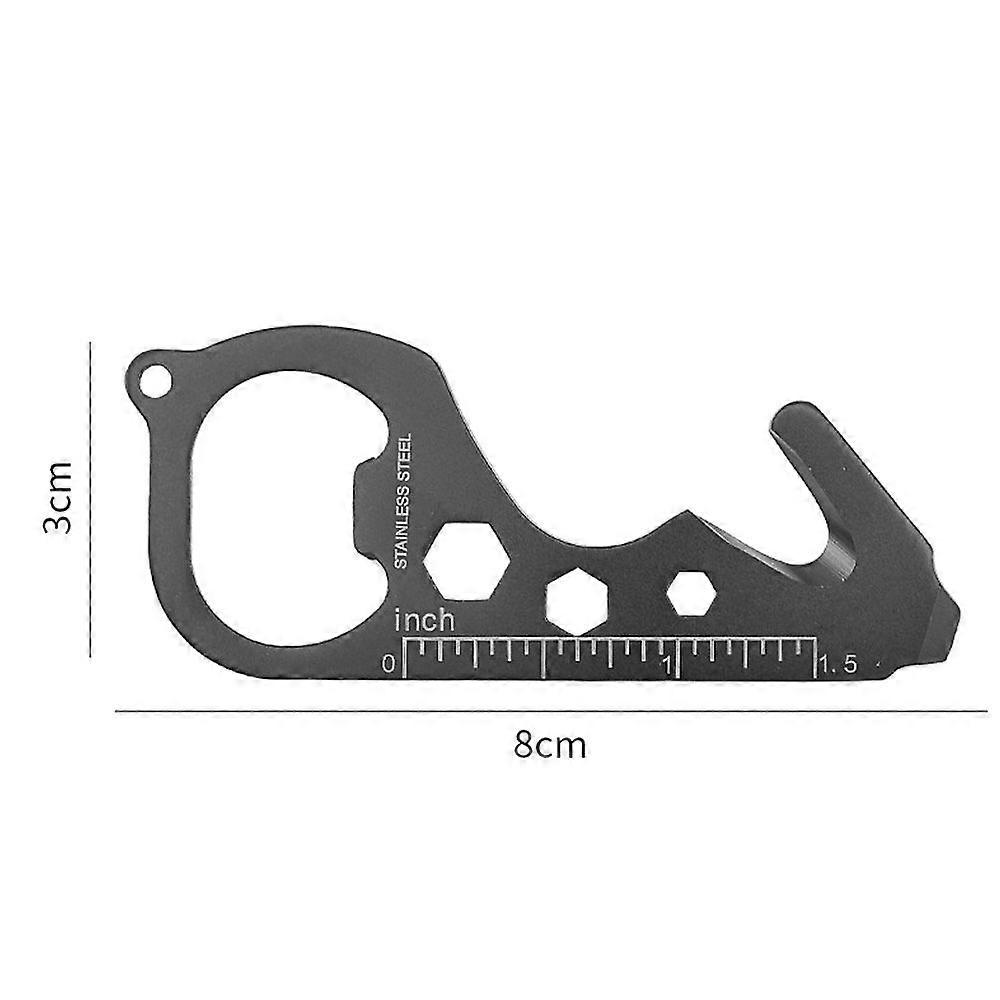 Multifunctional card tool card bottle opener