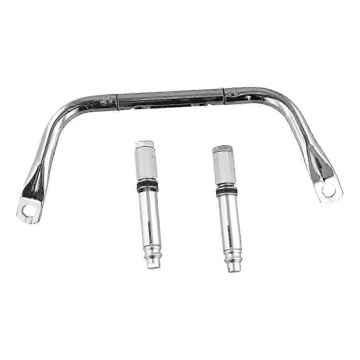 Motorcycle Multifunctional Lever Child Grab Bars Navigation Bracket Storage Hook Bracket For Gts300 Silver