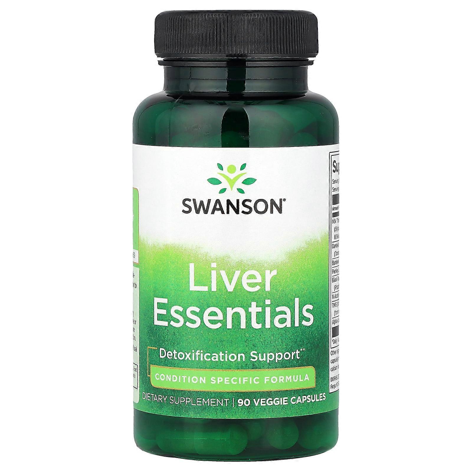 2 x Swanson, Liver Essentials, 90 Veggie Capsules