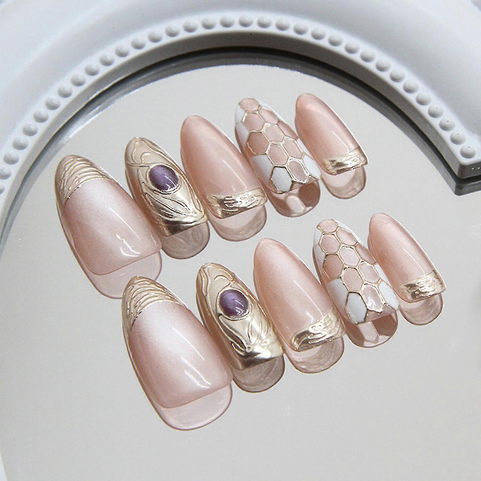 DIY Press-On False Nails Multicolor