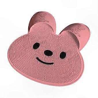 Silicone Foot Scrubber Mat, Exfoliating Back Wash Tool, Promotes Circulation, Shower Bath Accessory