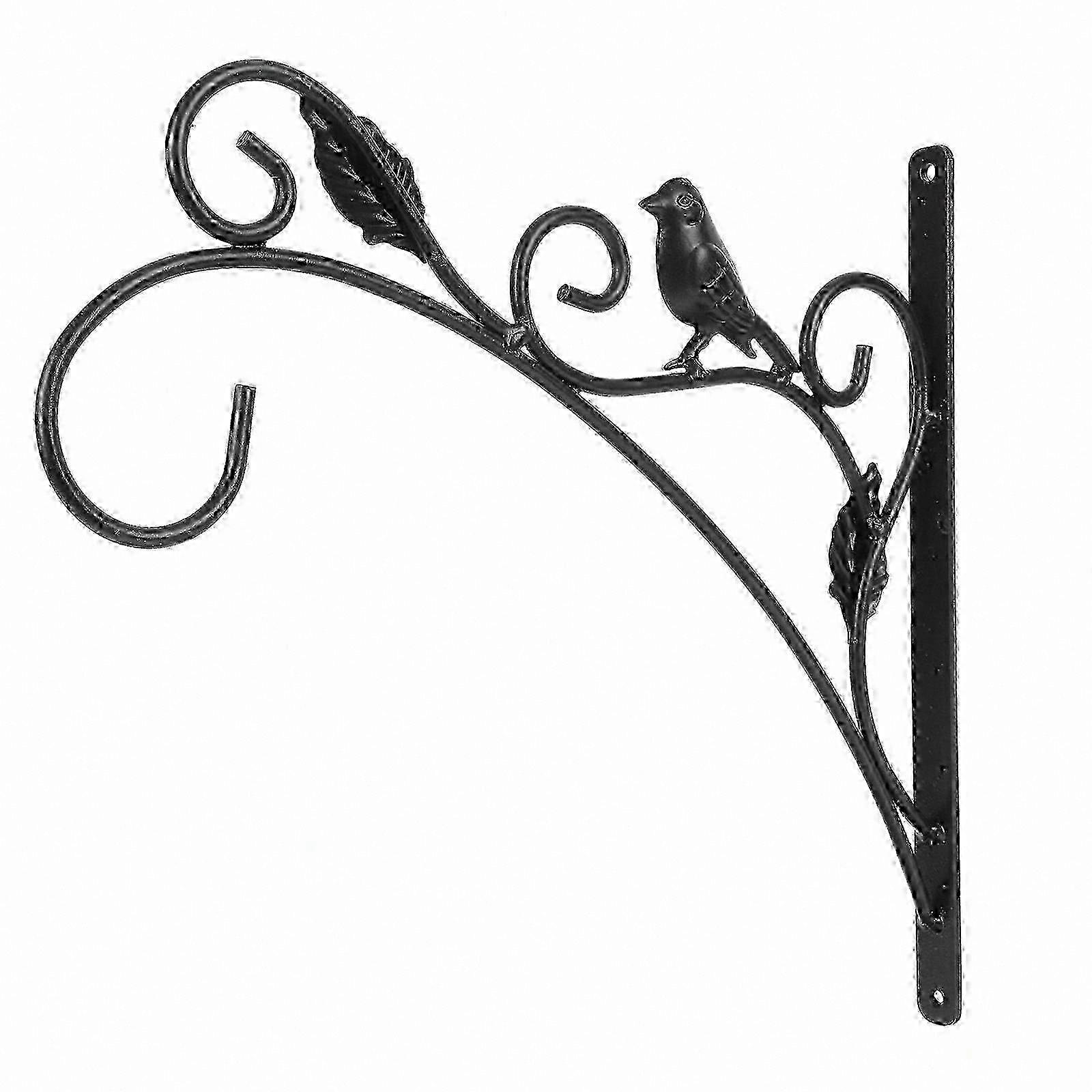 Slim Black Iron Wall Hook