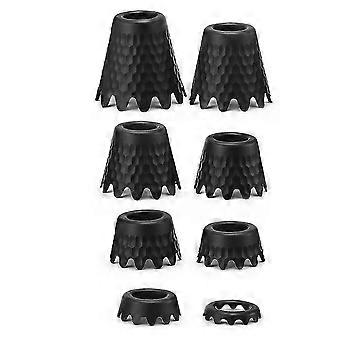 8pcs Golf Simulator Tees Set: 1/4" to 2" Height Control for Indoor and Outdoor Practice-SSZFV