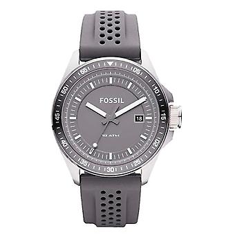 Fossil dress Quartz Analog Man Watch with AM4387 Rubber Bracelet