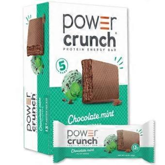 Power Crunch Protein Energy Bars, Chocolate Mint, 5 Ea