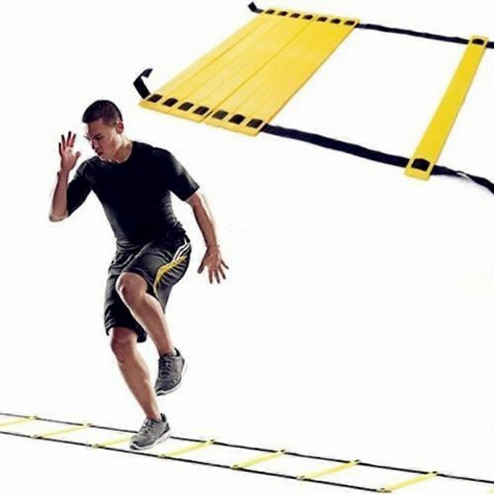 Durable Morgan Adjustable Speed and Agility 4 Meters Flat Ladder