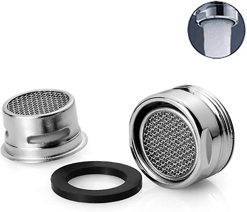 6 Pieces Water Saving Faucet Filter Accessories Aerator Jet Regulator Frother Filter For Kitchen And Bathroom