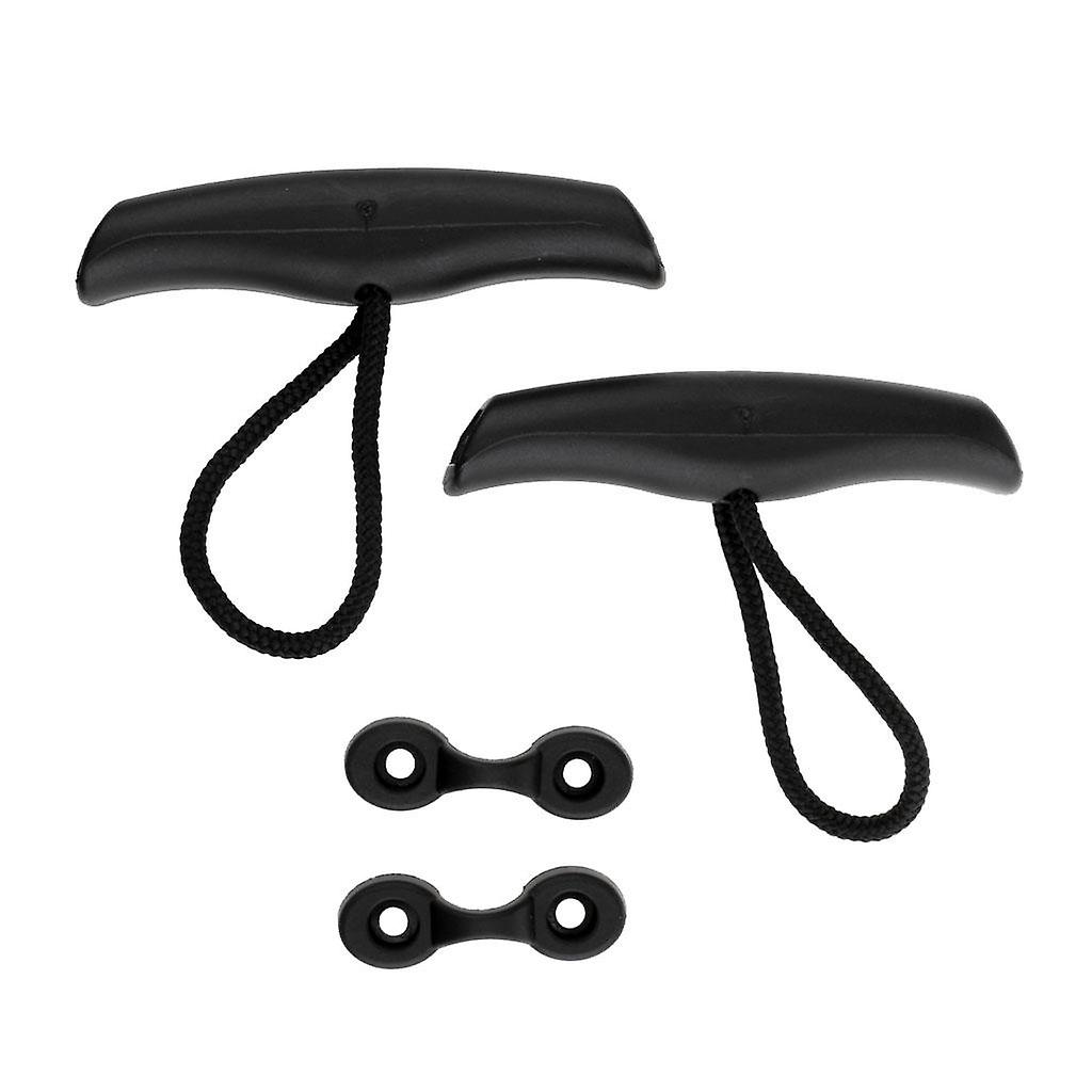 2 Pieces Kayak Canoe Boat Toggle Carry Handles Replacement with Deck Loops