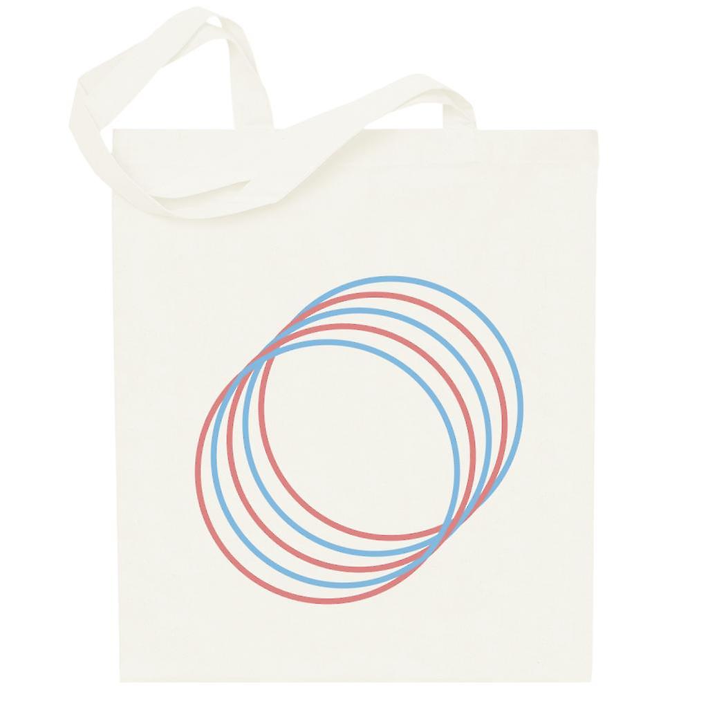 Geometric Shape Colour Rings Totebag