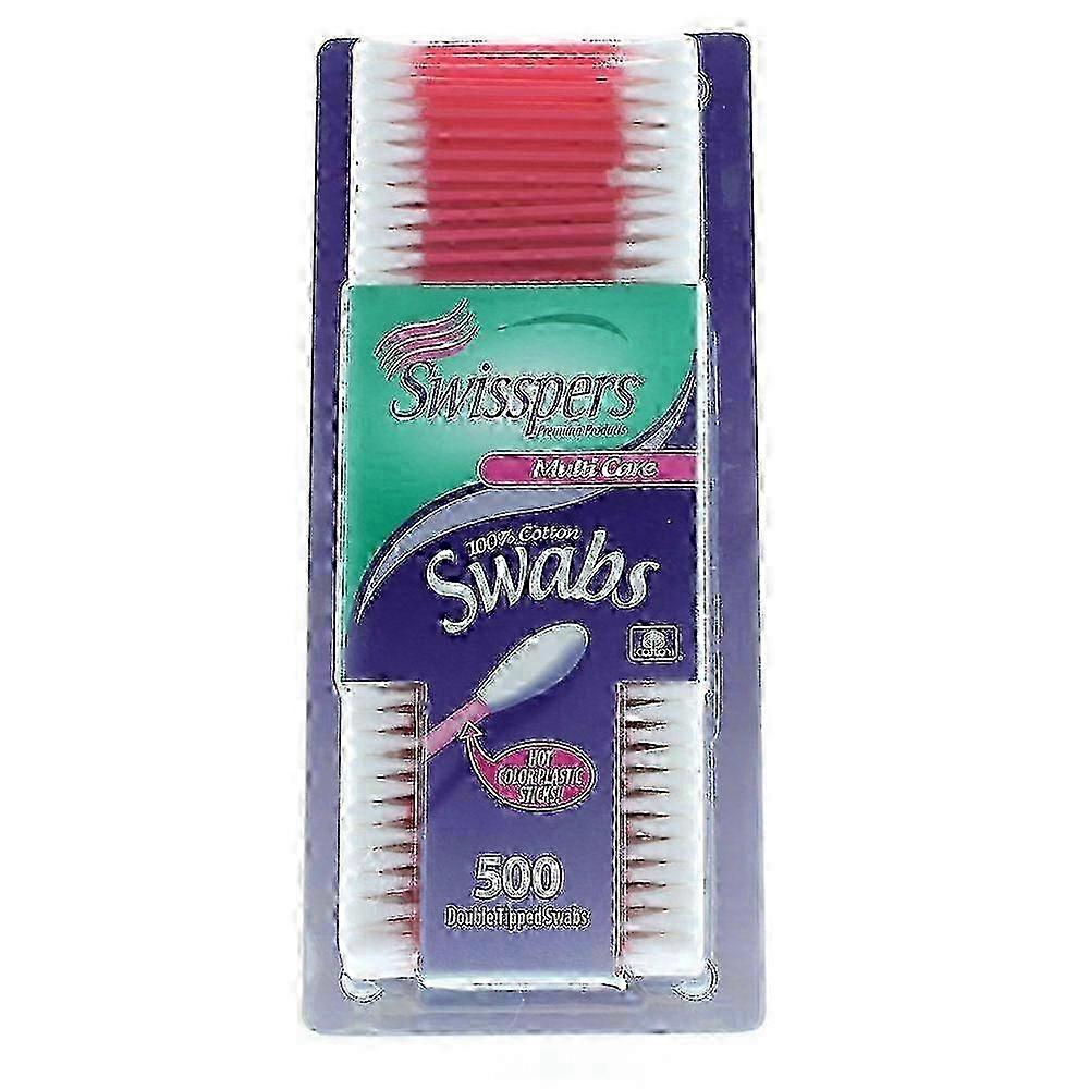 Swisspers Multicare Cotton Swabs, 500 Ea